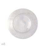 دیس تخت گرد 31 سانت شیشه ای آوین (یک عددی) - تصویر 3