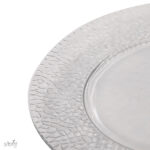 دیس تخت گرد 31 سانت شیشه ای آوین (یک عددی) - تصویر 2