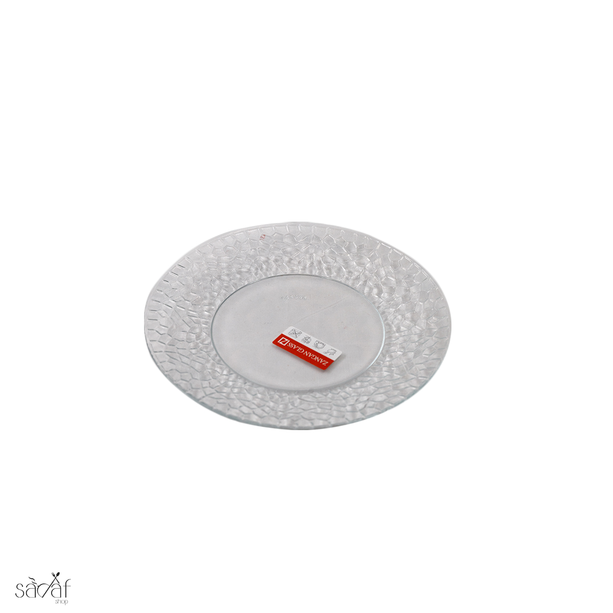 164 زیر دستی تخت 19 سانت شیشه ای آوین ( یک عددی) - تصویر 1