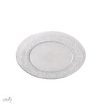 بشقاب تخت 24 سانت شیشه ای آوین  ( یک عددی)