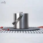 سطل یخ درب دار استیل کوچک (یک عددی) - تصویر 3