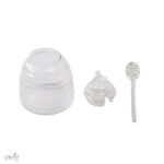 عسل خوری شیشه ای شیار دار ( یک عددی) - تصویر 2