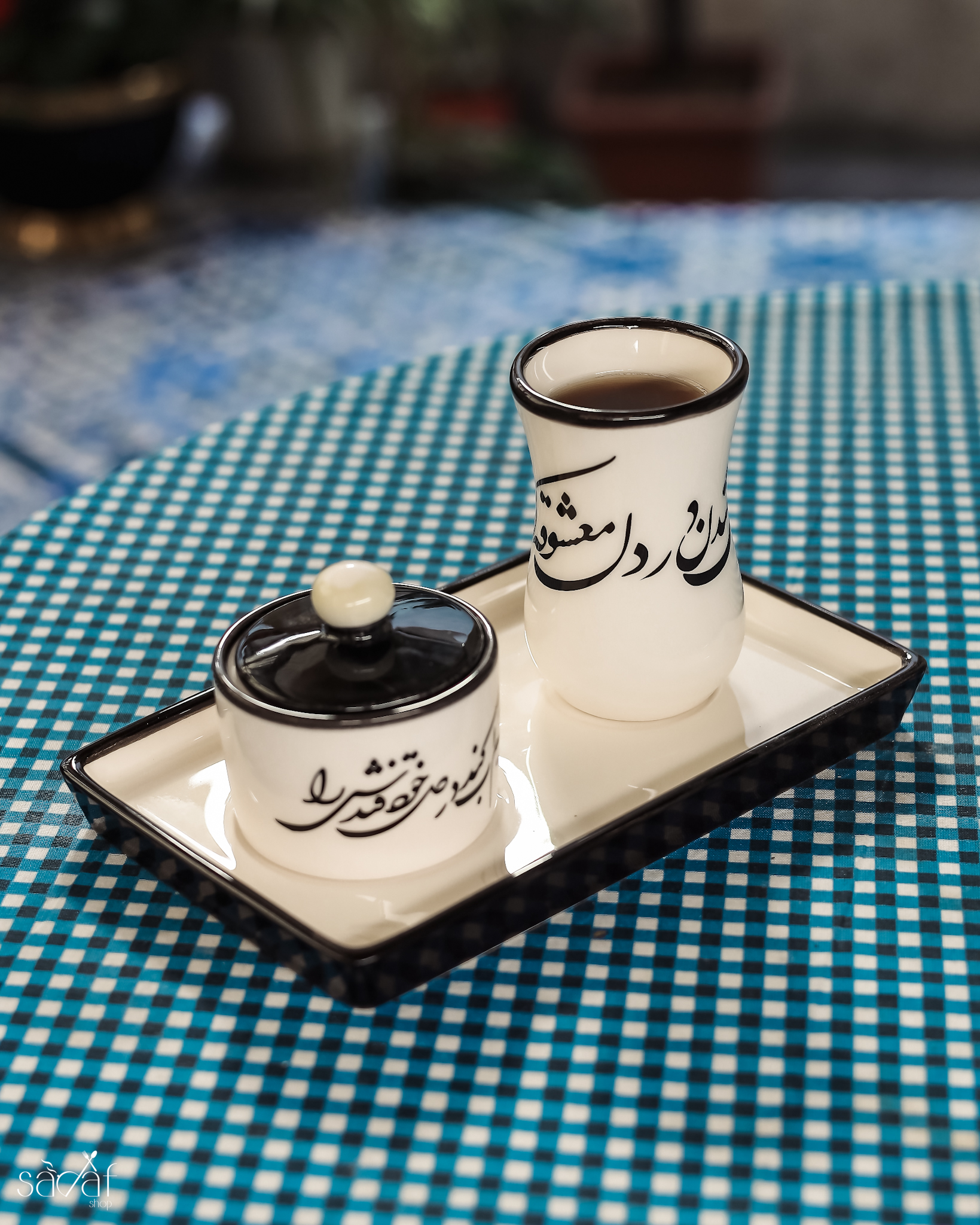 Sadaf-10 فنجان قند پهلو صدف (تک نفره) - تصویر 1