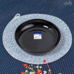 پلیت سرو دیپ 21 سانت مشکی آرکوپال لومینارک (یک عددی)