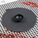 پیاله سرو کوچک شیاردار 9 سانت بلک ملامین (یک عددی)