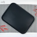 سینی استوپر {ترمز دار} باریستا مستطیل 55 /40 سانت مشکی (یک عددی)