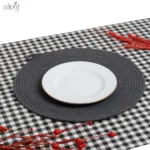 زیر دستی سرو چینی دور طلایی (یک عددی)