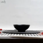 پیاله سرو شیاردار14 سانت بلک ملامین (یک عددی) - تصویر 2