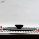 پیاله سرو کوچک شیاردار 9 سانت بلک ملامین (یک عددی) - تصویر 2