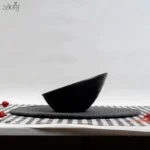 پیاله سرو کج شیاردار بلک ملامین (یک عددی) - تصویر 2