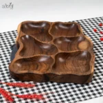 اردور چوب گردو مستطیل 6 خانه ( یک عددی) - تصویر 2