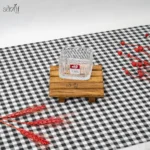 پیاله سرو{مزه} بلور مربع الیسیا (یک عددی)