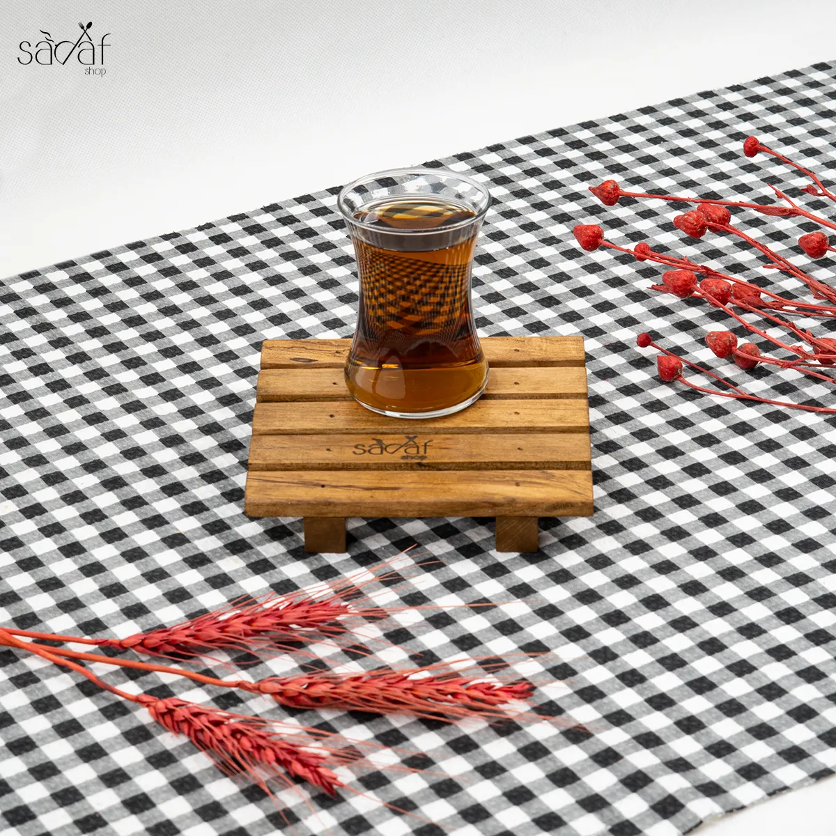 205_35_11zon استکان کمر باریک 160 سی سی میس (دست 6 عددی) - تصویر 1