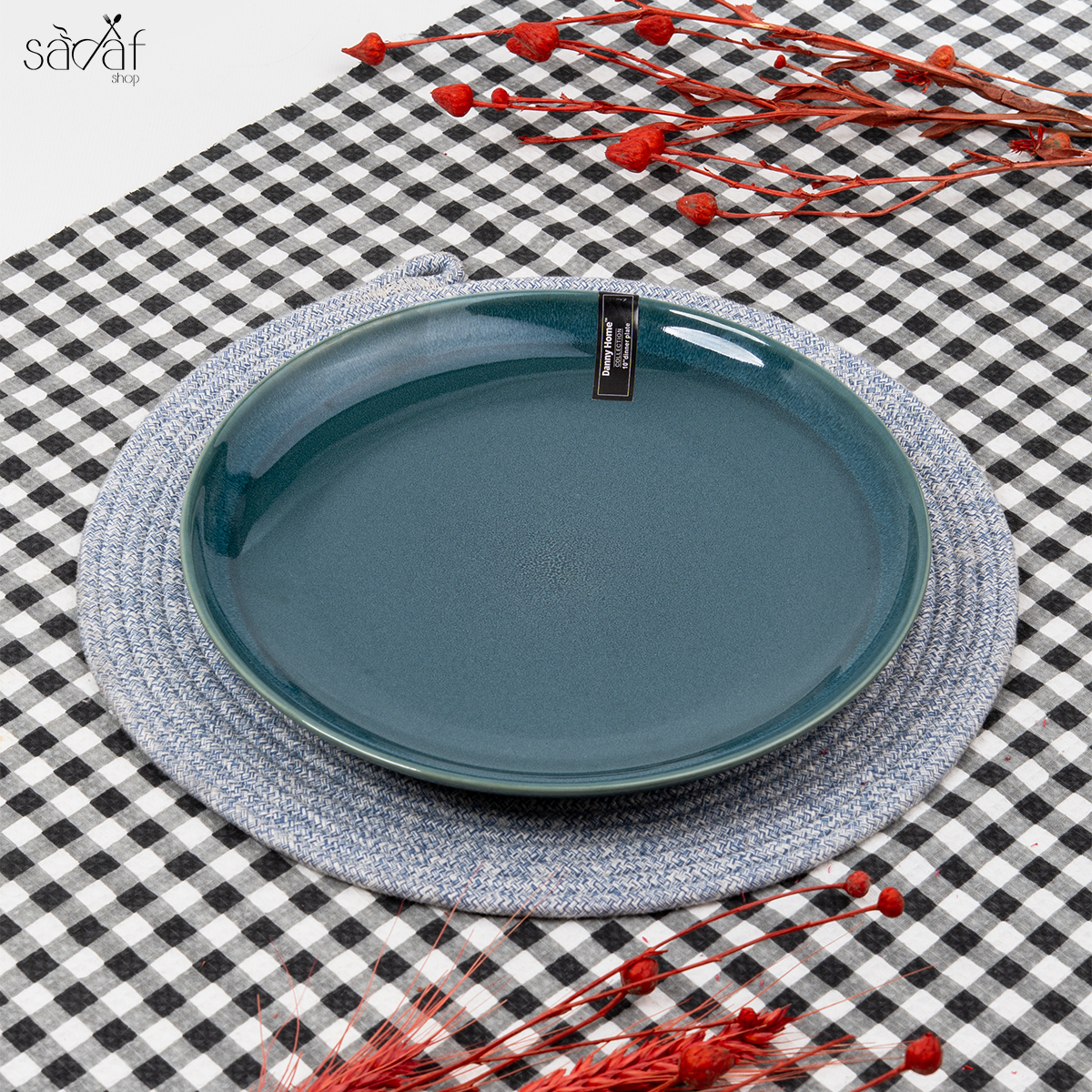 27 پلیت سرو تخت 25 سانت سرامیک اوشن (یک عددی) - تصویر 1