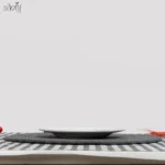 زیر دستی سرو چینی دور طلایی (یک عددی) - تصویر 3