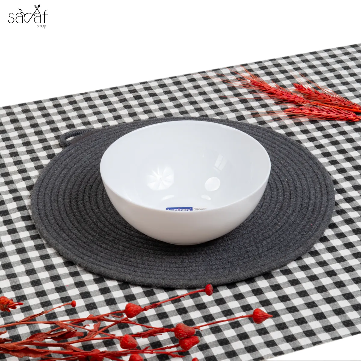 2_2_11zon پیاله سرو 18 سانت سفید دیوالی (یک عددی) - تصویر 1