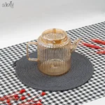 کتری و قوری پیرکس شیاردار شامپاینی - تصویر 3