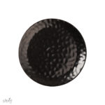 پلیت سرو تخت 26 سانت سرامیک چکشی مشکی (یک عددی) - تصویر 3