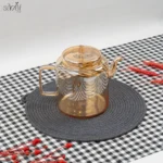 کتری و قوری پیرکس ساده شامپاینی - تصویر 2