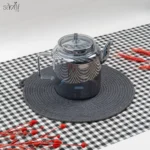 کتری و قوری پیرکس ساده دودی - تصویر 3