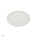 پلیت سرو تخت 26 سانت سفید سرامیک چکشی (یک عددی) - تصویر 3