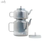 کتری و قوری پیرکس ساده دودی - تصویر 5