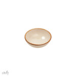 پیاله مزه 8 سانت سرامیک کرم دور قهوه ای (یک عددی) - تصویر 4