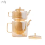 کتری و قوری پیرکس ساده شامپاینی - تصویر 4