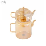 کتری و قوری پیرکس ساده شامپاینی - تصویر 5