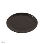 پلیت سرو تخت 26 سانت سرامیک چکشی مشکی (یک عددی) - تصویر 2