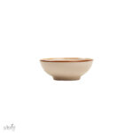 پیاله مزه 8 سانت سرامیک کرم دور قهوه ای (یک عددی) - تصویر 2