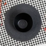 پیاله سرو کج شیاردار بلک ملامین (یک عددی) - تصویر 3