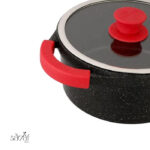 قابلمه دو دسته درب دار24 سانت مونارک زرساب (یک عددی) - تصویر 3