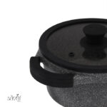 قابلمه دو دسته درب دار28 سانت مونارک پلاس زرساب (یک عددی) - تصویر 3