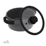 قابلمه دو دسته درب دار28 سانت مونارک پلاس زرساب (یک عددی) - تصویر 5