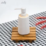 جا مایع شیاردار استوانه بلند اکرولیک کرم (یک عددی)