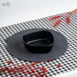 پیاله سرو دفرم دیپ 6 /17 سانت بلک ملامین (یک عددی)