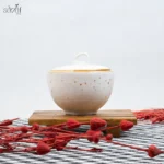 قندان سرامیک 10 گرم کرم خالدار روستیک دنی هوم (یک عددی) - تصویر 3