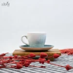 فنجان و نعلبکی قهوه خوری سرامیک اسنیک آی (یک عددی)