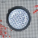 پلیت نیم گود 27 سانت گل آبی دنی هوم (یک عددی) - تصویر 3