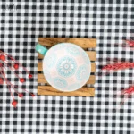 فنجان لاته/ سوپ فانتزی رنگی(سبز آبی) دنی هوم ( یک عددی) - تصویر 2