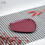 پلیت سرو دفرم 23 /25 سانت رد ملامین (یک عددی)