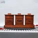 ست پاسماوری چوبی ادریک مدل جنگل ( ست 3 عددی)