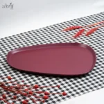 پلیت سرو دفرم رد ملامین (یک عددی)