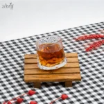 نیم لیوان چرخشی یخی شفاف 200 سی سی (یک عددی) - تصویر 3