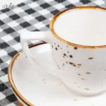 فنجان و نعلبکی کرم خالدار روستیک دنی هوم 80 سی سی (یک عددی) - تصویر 3