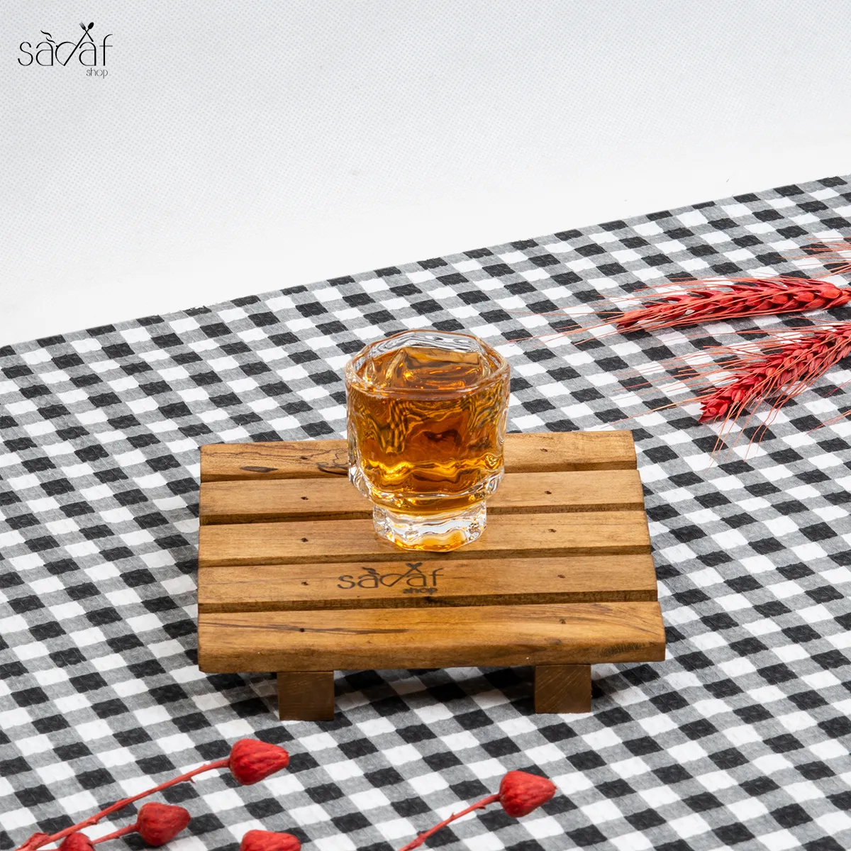 166_16_11zon شات پایه دار یخی دفرم شفاف 70 سی سی (دست 6 عددی) - تصویر 1