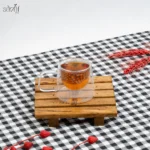 فنجان پیرکس دوجداره هرمی 80 سی سی (یک عددی)