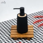 جا مایع شیاردار استوانه بلند اکرولیک مشکی (یک عددی)