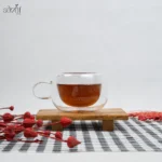 فنجان پیرکس دوجداره 200 سی سی(یک عددی)